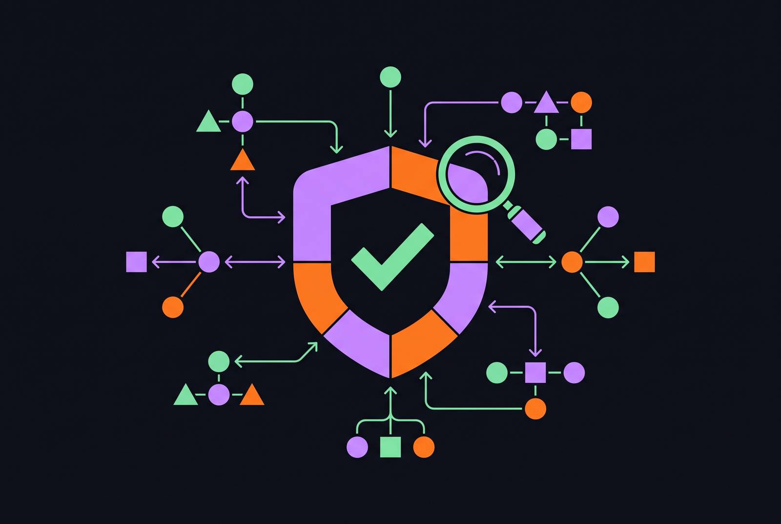 Cover illustration for “Software Testing Basics Applied to Agentic Codebases”