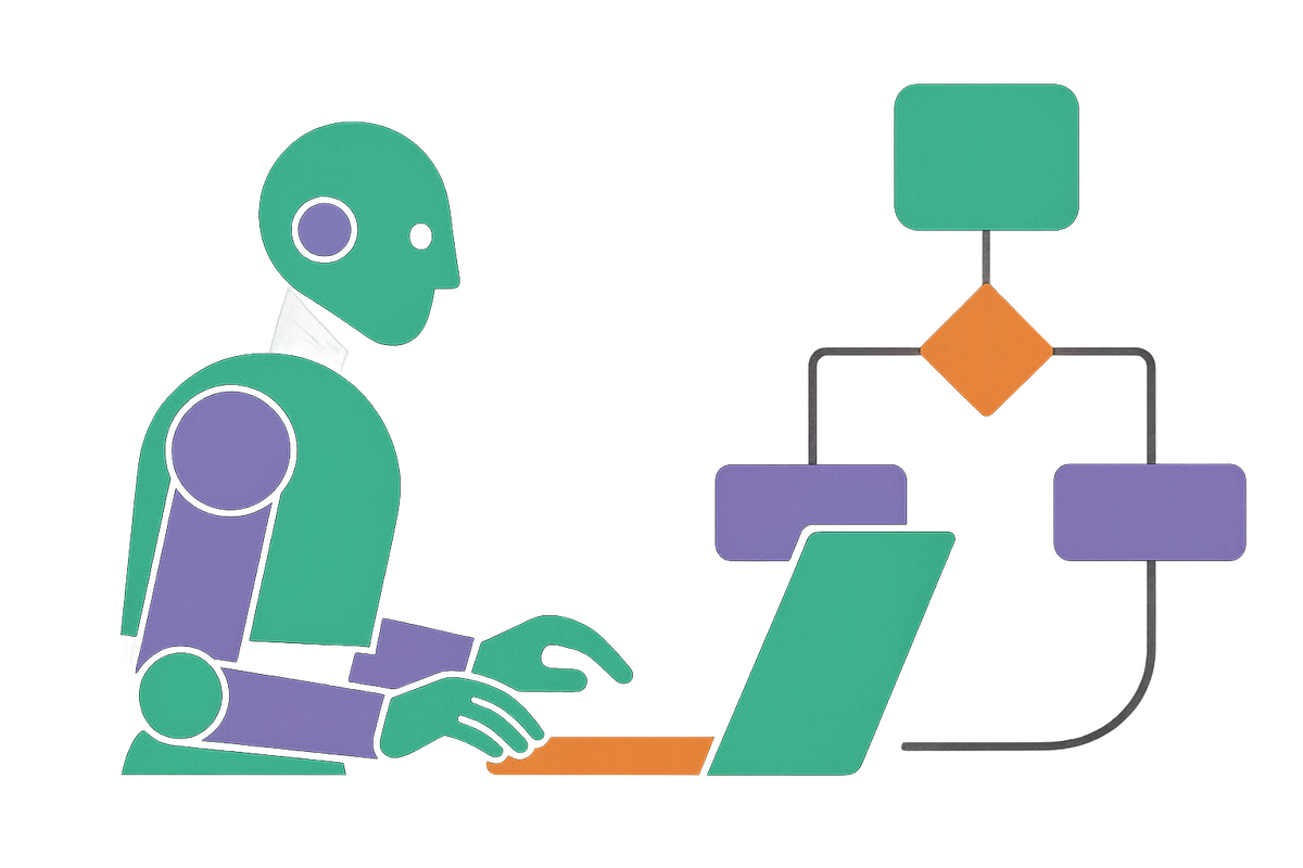 Cover illustration for “No-Code AI Agents for Software Prototyping”