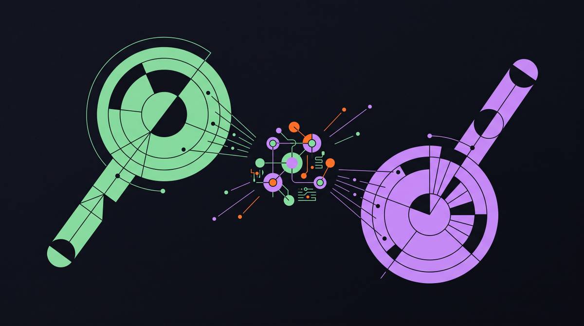 Cover illustration for “Langfuse vs LangSmith for Coding Agent Observability”