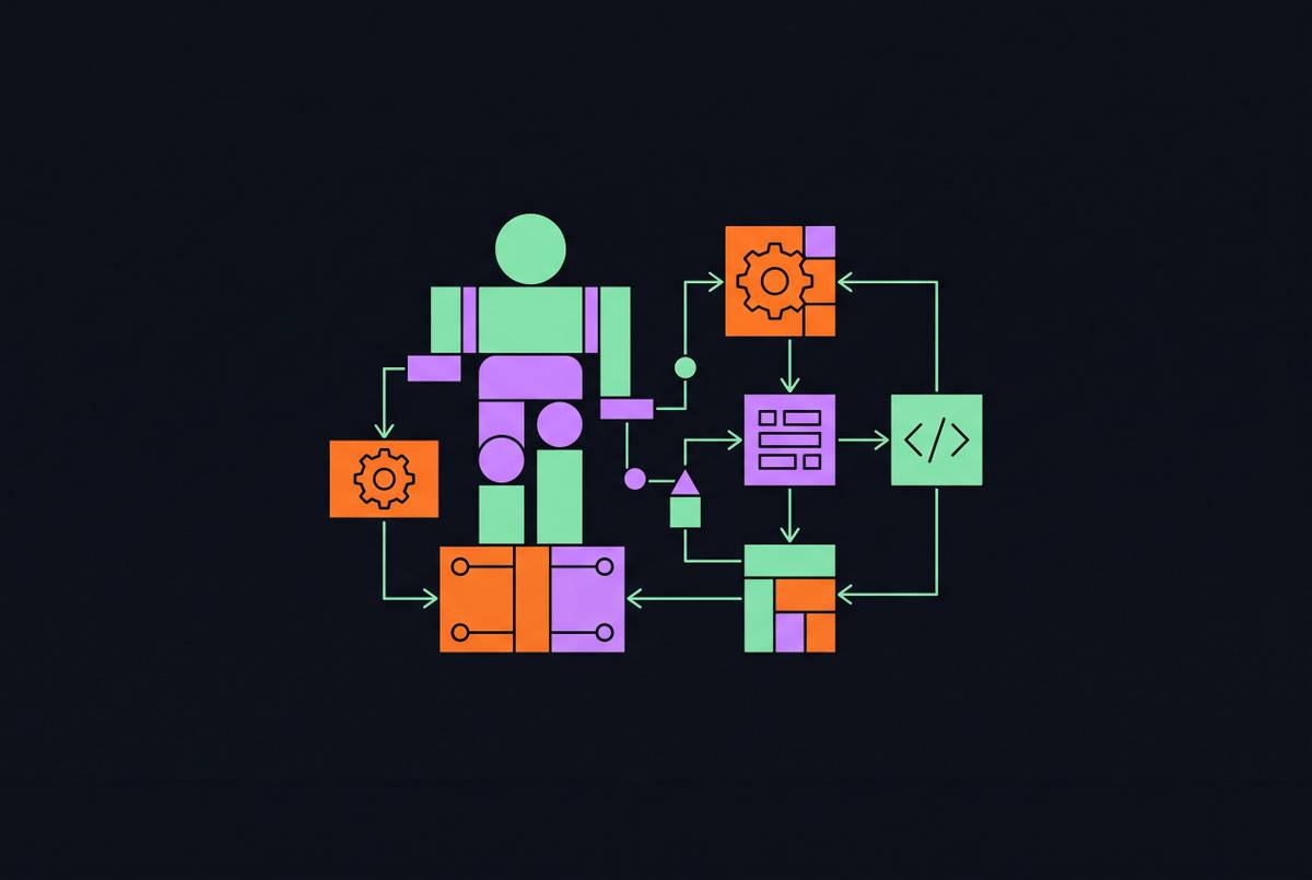 Cover illustration for “Agentic Development Practices for Startup Engineering Teams”