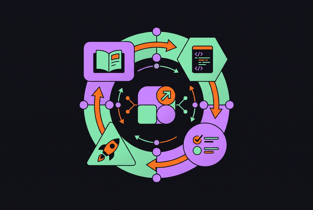 Cover illustration for “Agentic Software Development Lifecycle Explained”