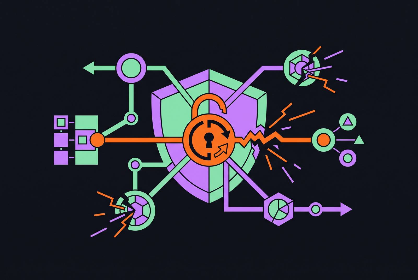 Cover illustration for “MCP Security Risks in Enterprise Agent Deployments”