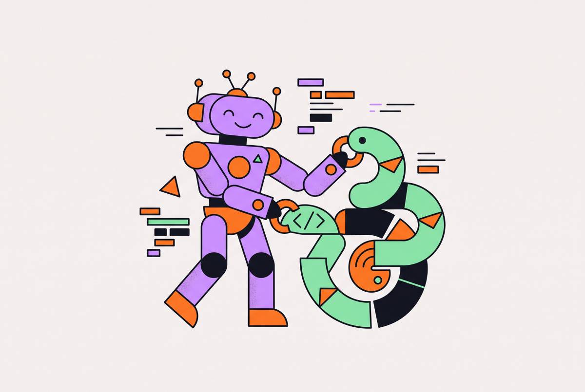 Cover illustration for “Best AI Coding Agent for Python Projects”
