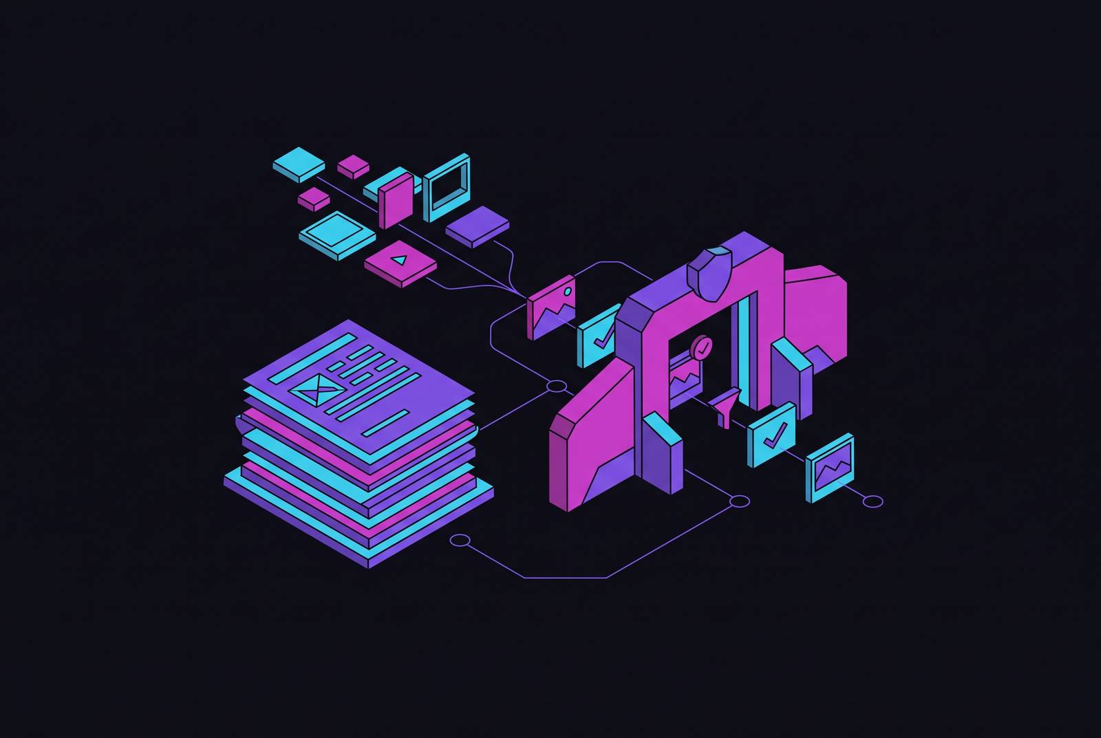 Cover illustration for “Platform Policies on AI-Generated Content”
