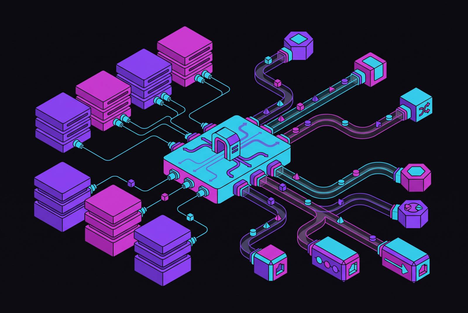 Cover illustration for “API Integration Patterns for Multi-LLM Content Pipelines”