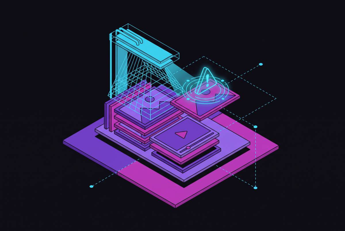 Cover illustration for “Brand Risk When AI Content Is Publicly Flagged by Detectors”
