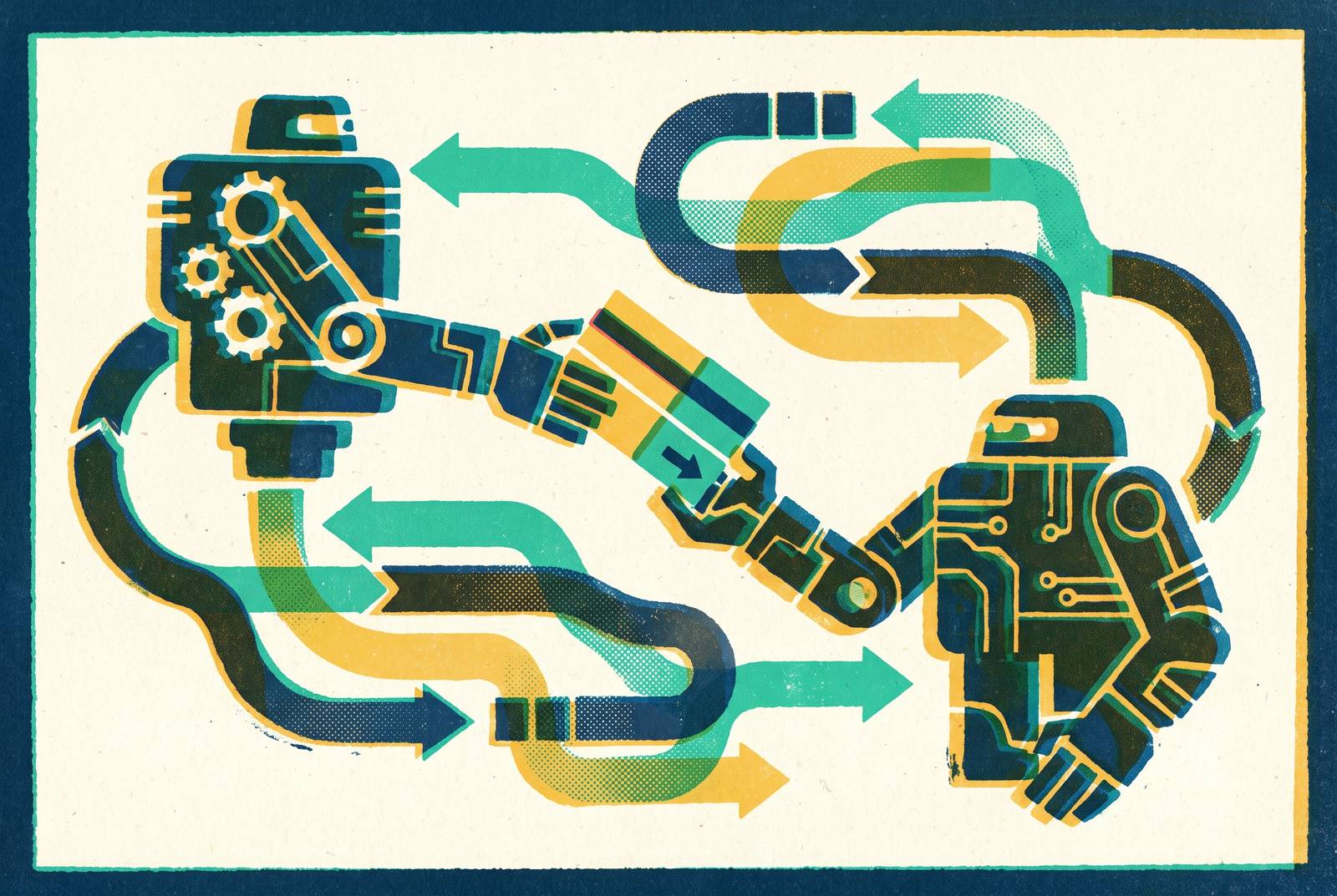 Cover illustration for “AI Agent Handoffs in Agency Delivery Pipelines”