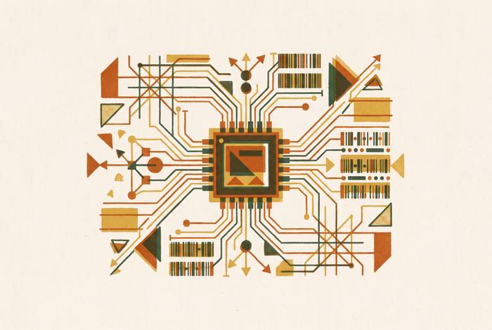 Cover illustration for “Encoding Brand Identity for Machine Consumption”