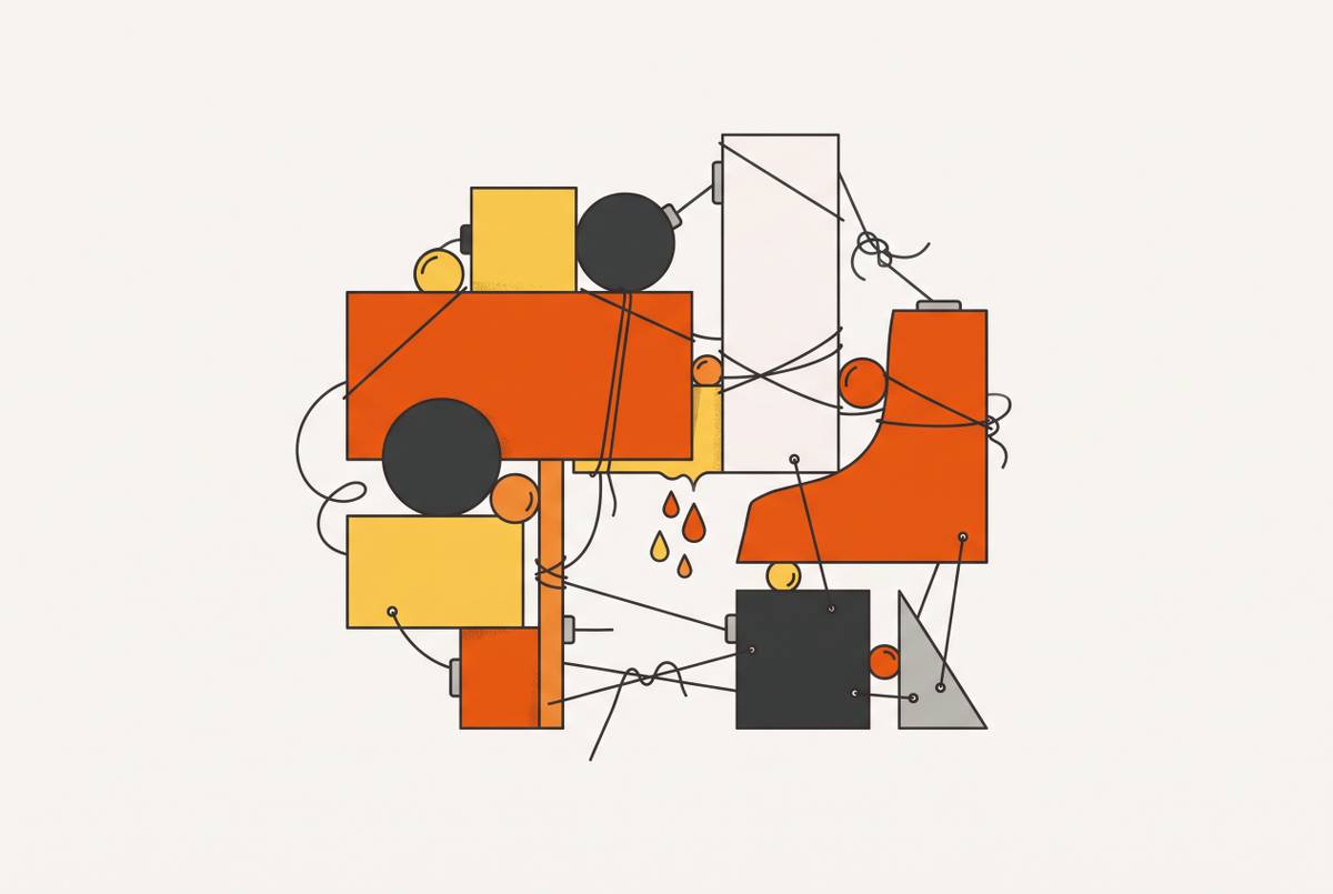 Cover illustration for “Hidden Costs of Stitching Together No-Code Tools”