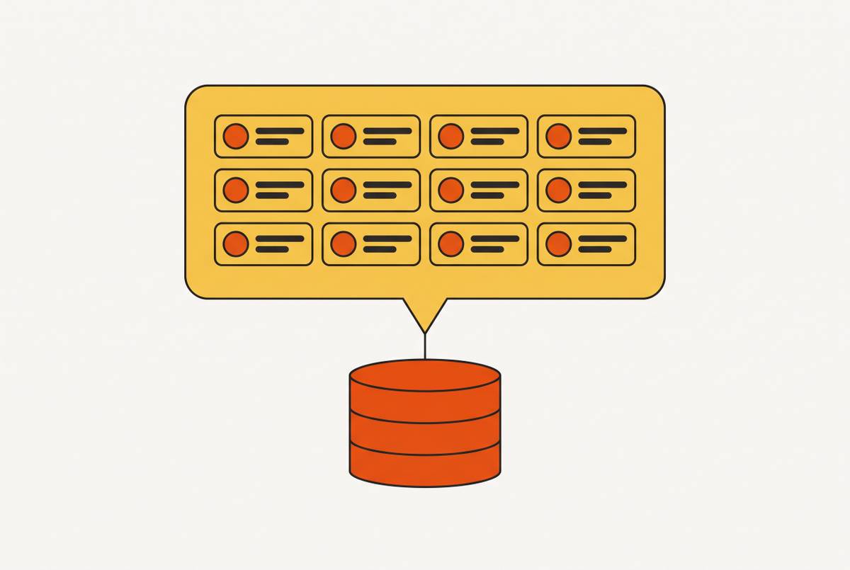 Cover illustration for “Building a Directory App With a Database in ChatGPT”