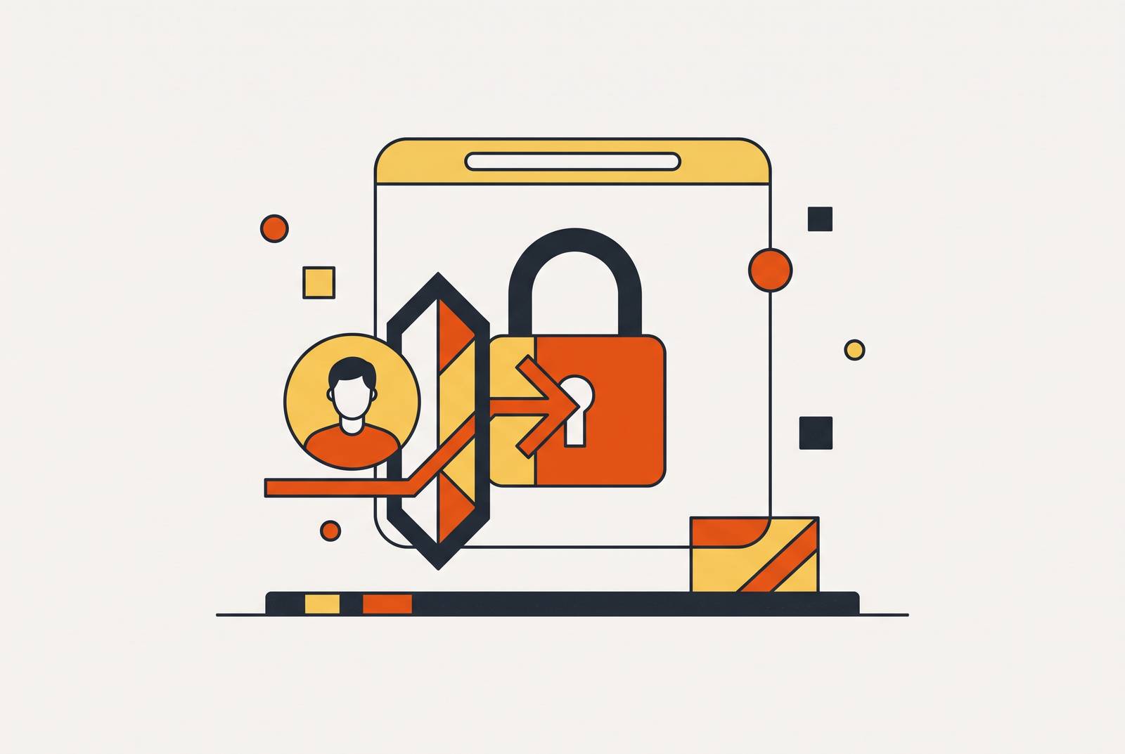 Cover illustration for “How User Authentication Works in No-Code Apps”