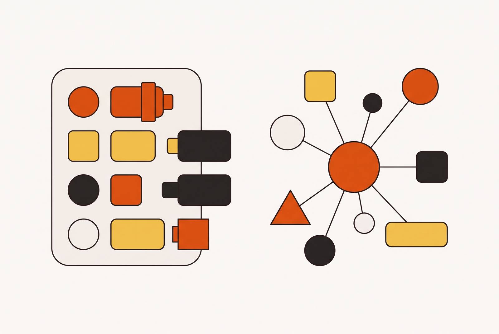 Cover illustration for “ChatGPT Plugins vs MCP Connectors for Building Apps”