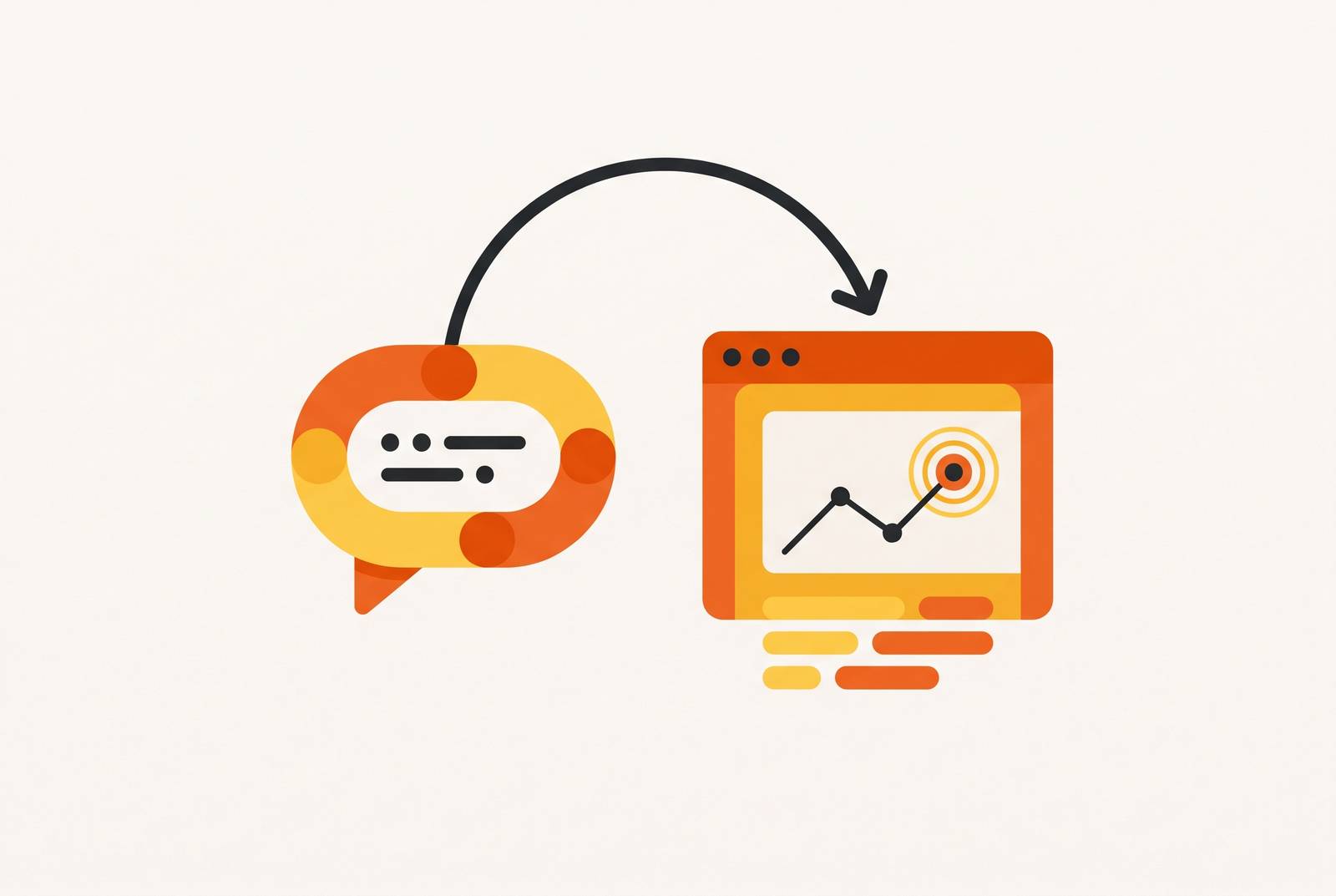 Cover illustration for “From ChatGPT Chat to Deployed App With Live Data Behind It”