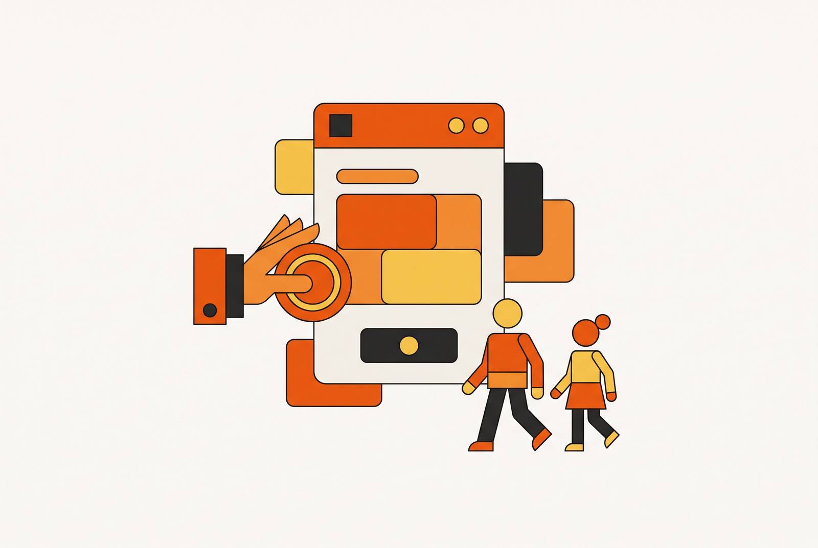 Cover illustration for “Getting First Paying Customers for a No-Code App”