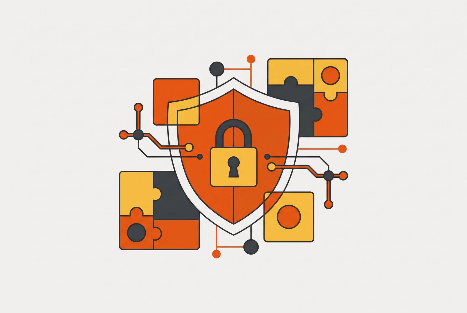 Cover illustration for “MCP Security Considerations for No-Code App Builders”