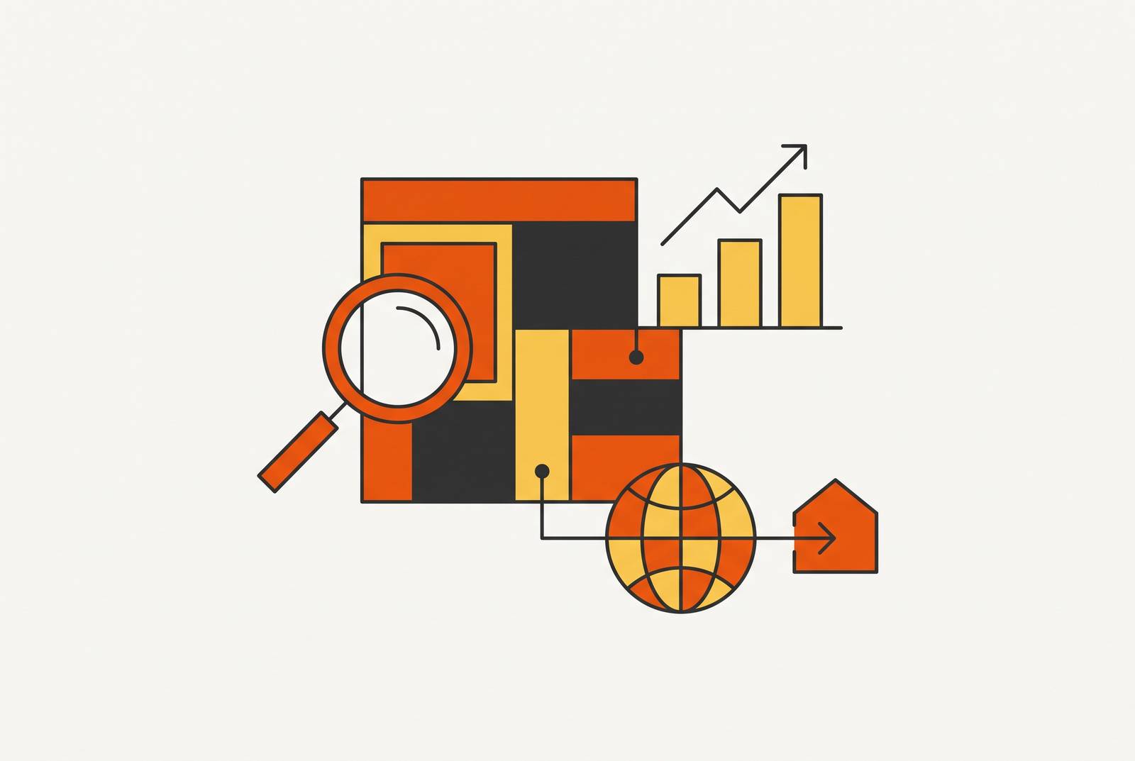 Cover illustration for “App Building Platforms With Built-In SEO, Analytics, and Custom Domain Support”