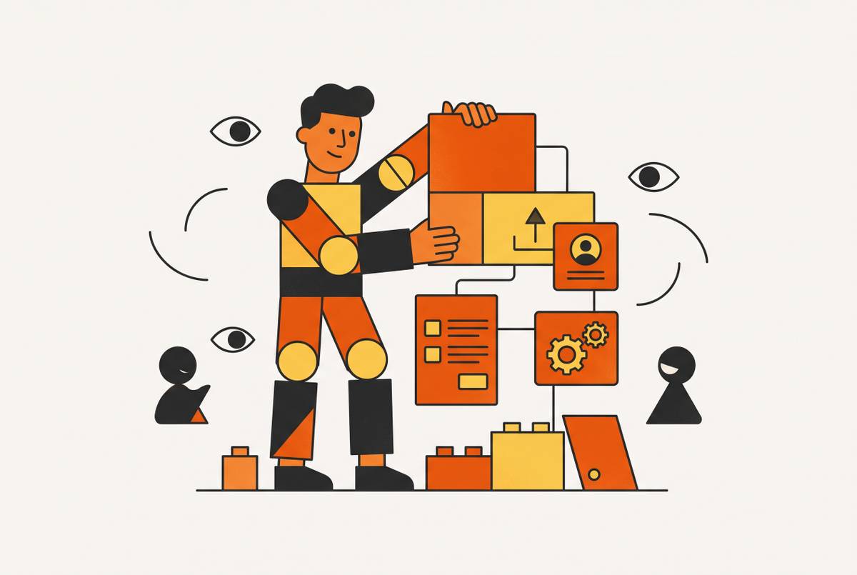 Cover illustration for “Building in Public as a No-Code Founder”