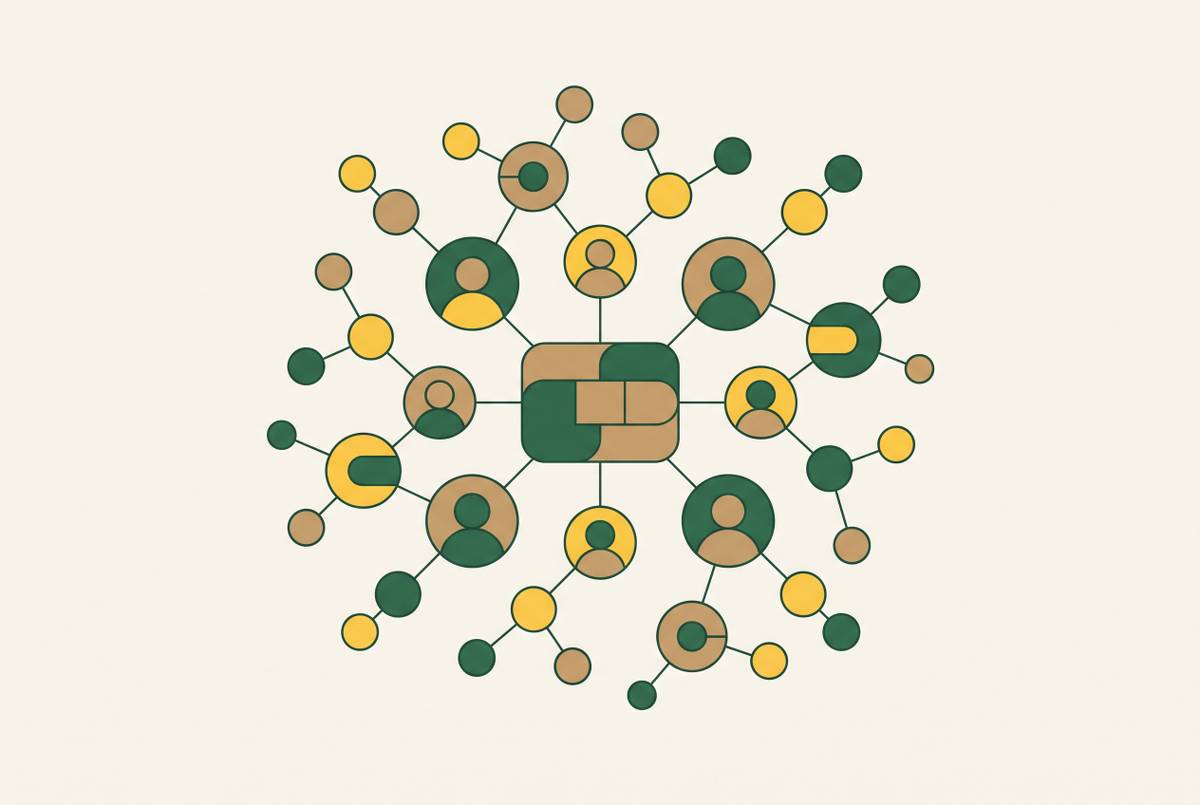 Cover illustration for “Community-Led Distribution for Bootstrapped SaaS”
