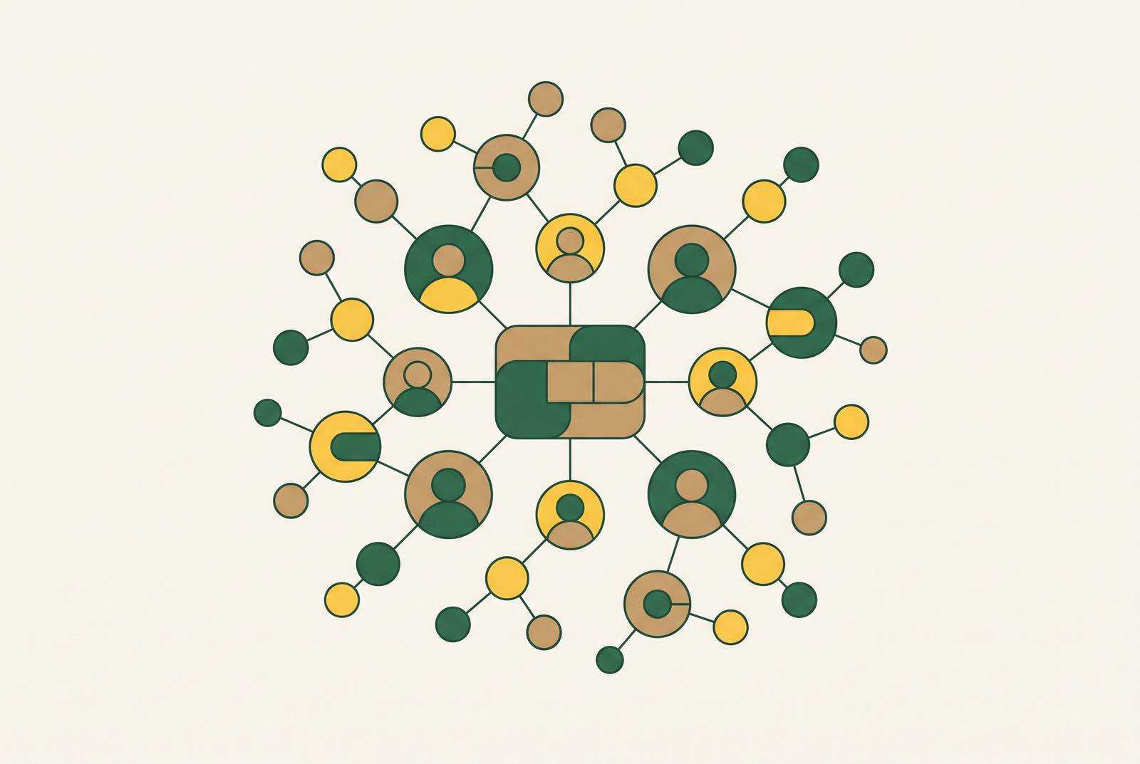 Cover illustration for “Community-Led Distribution for Bootstrapped SaaS”