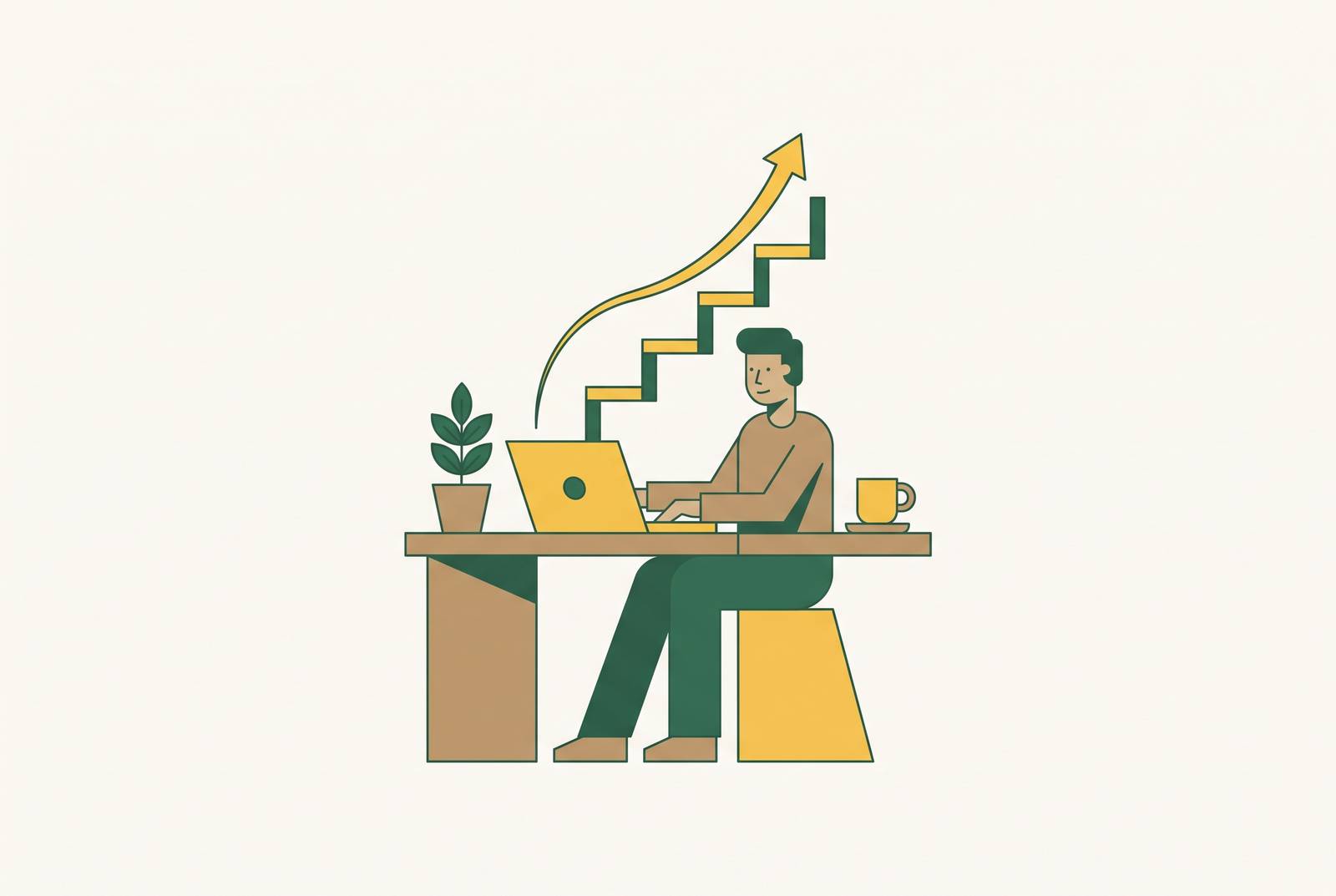 Cover illustration for “Solo SaaS Reaching $10K MRR Without Paid Ads”