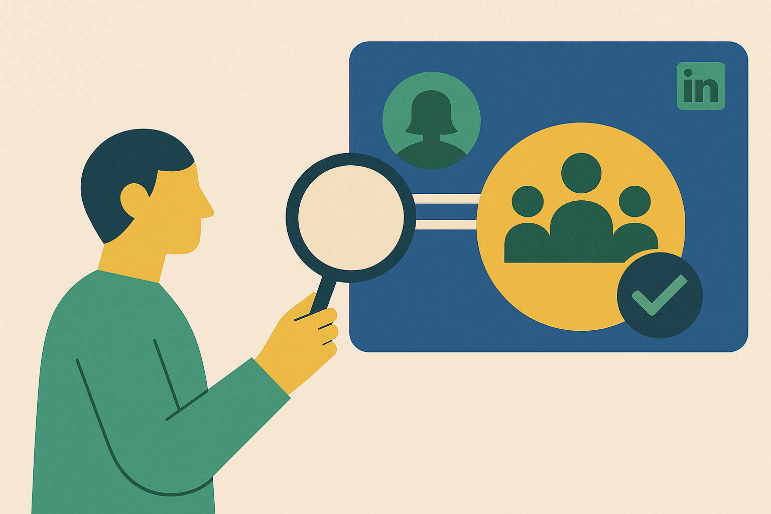 Cover illustration for “How to Verify a LinkedIn Creator's Audience Matches Your ICP”