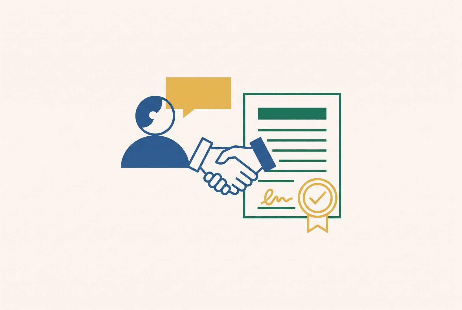 Cover illustration for “B2B Creator Contract Essentials for LinkedIn Campaigns”