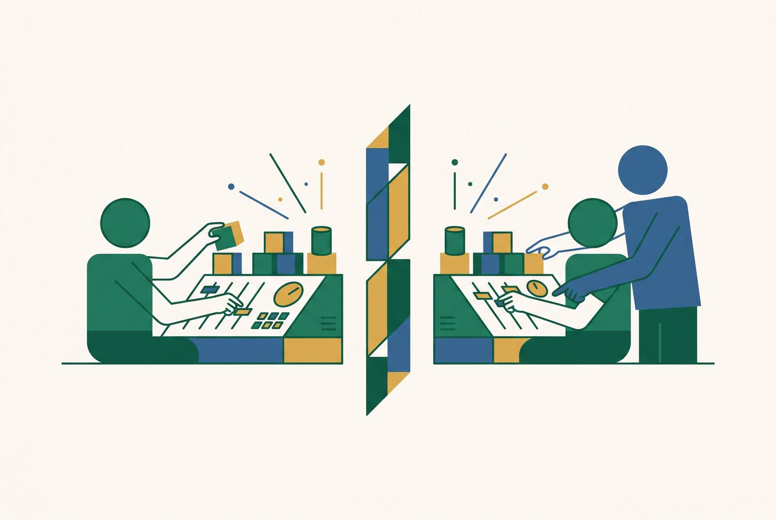 Cover illustration for “Self-Serve vs. Managed LinkedIn Creator Campaign Models”