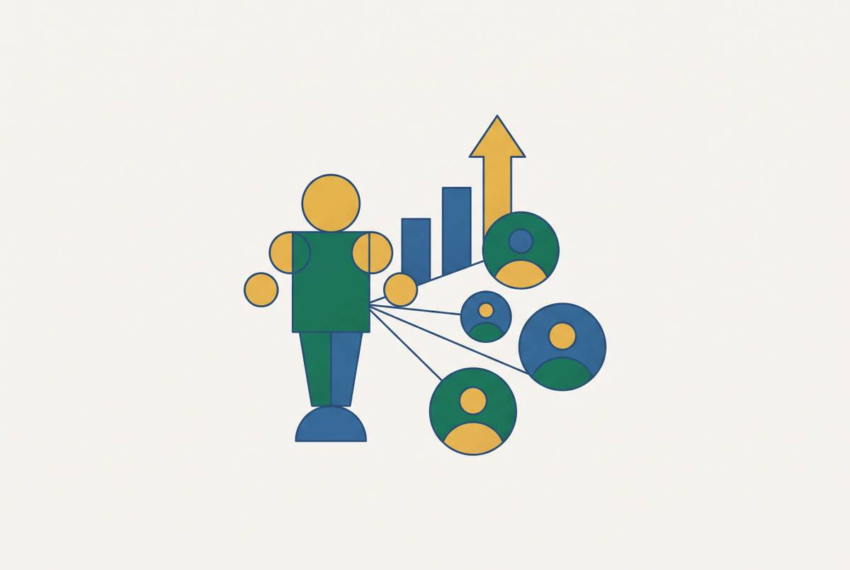 Cover illustration for “Why B2B Brands Get Better ROI From Micro Influencers on LinkedIn”