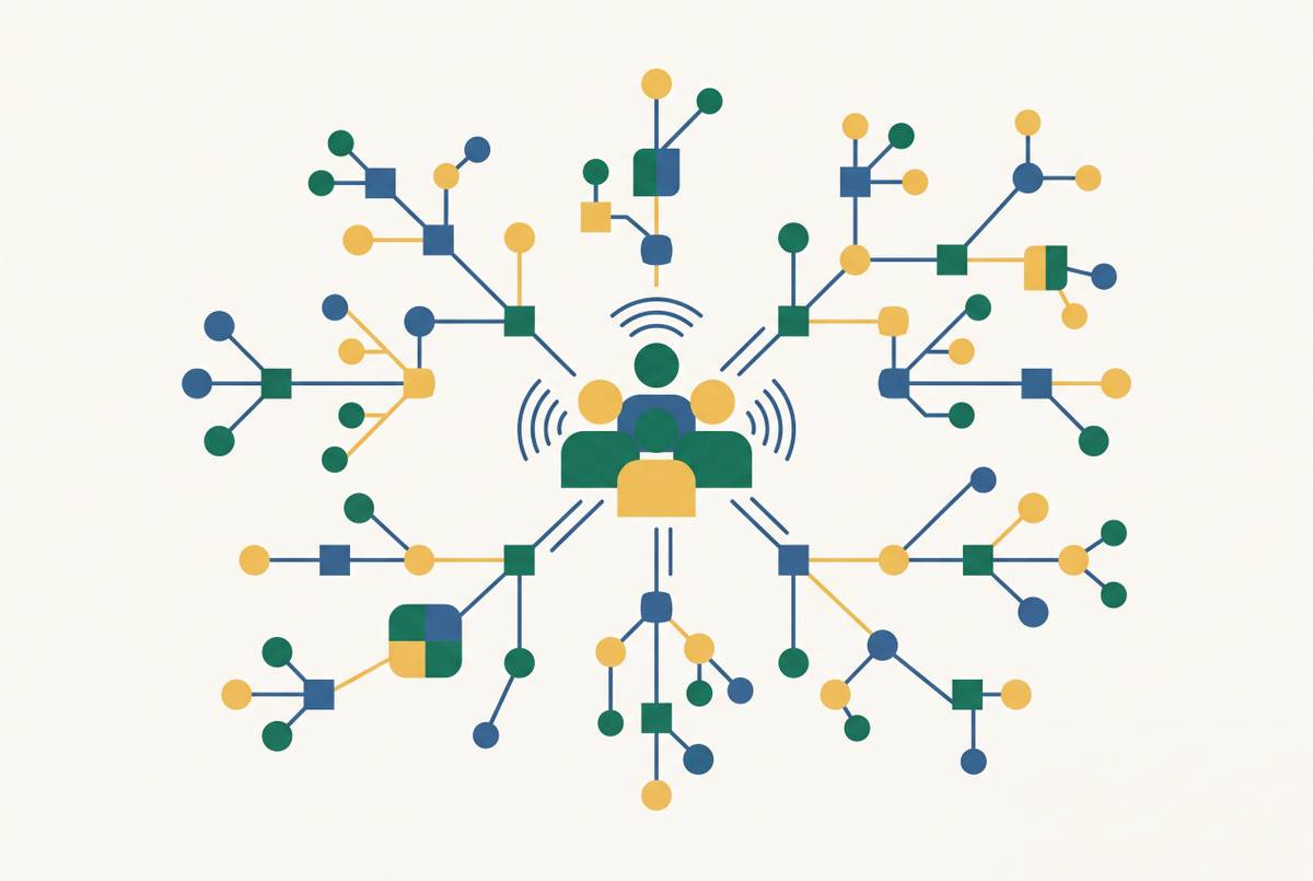 Cover illustration for “GTM Team Distribution on LinkedIn Through Creator Amplification”