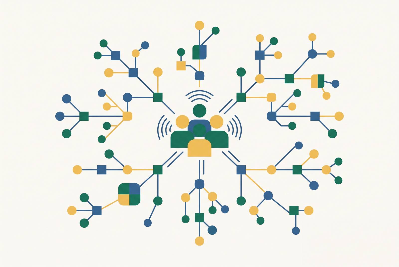 Cover illustration for “GTM Team Distribution on LinkedIn Through Creator Amplification”