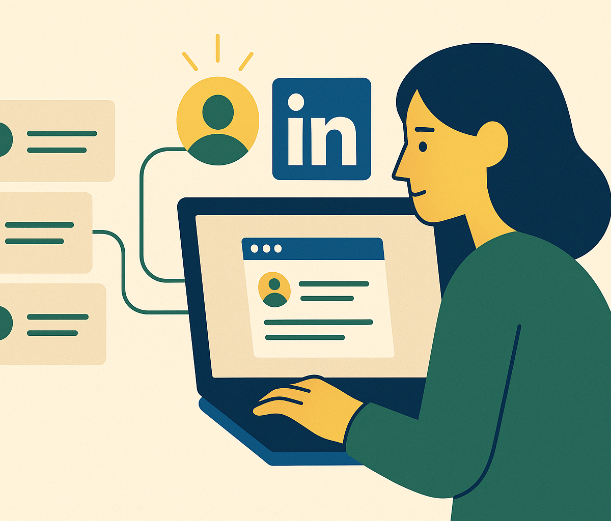 Cover illustration for “Creator-Led LinkedIn Campaigns for ABM Target Account Lists”