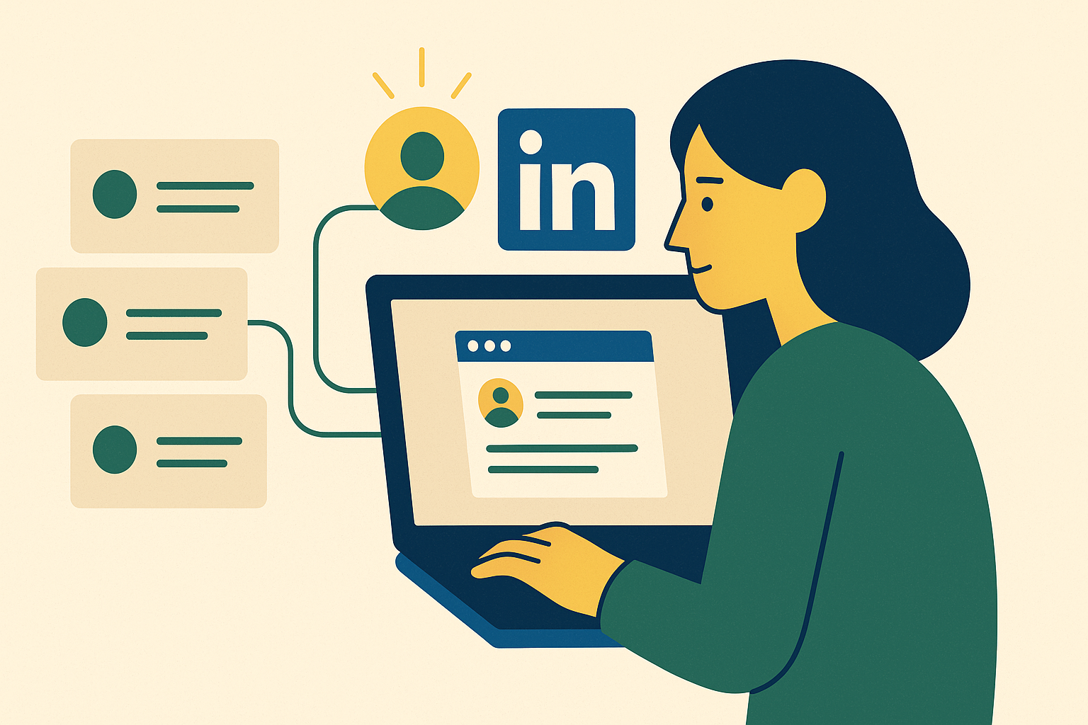 Cover illustration for “Creator-Led LinkedIn Campaigns for ABM Target Account Lists”