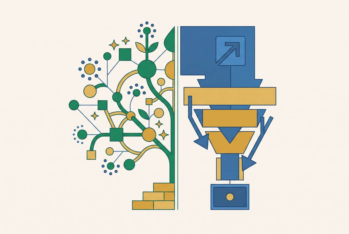 Cover illustration for “Creator-Led Growth vs. LinkedIn Ads for B2B Demand Generation”