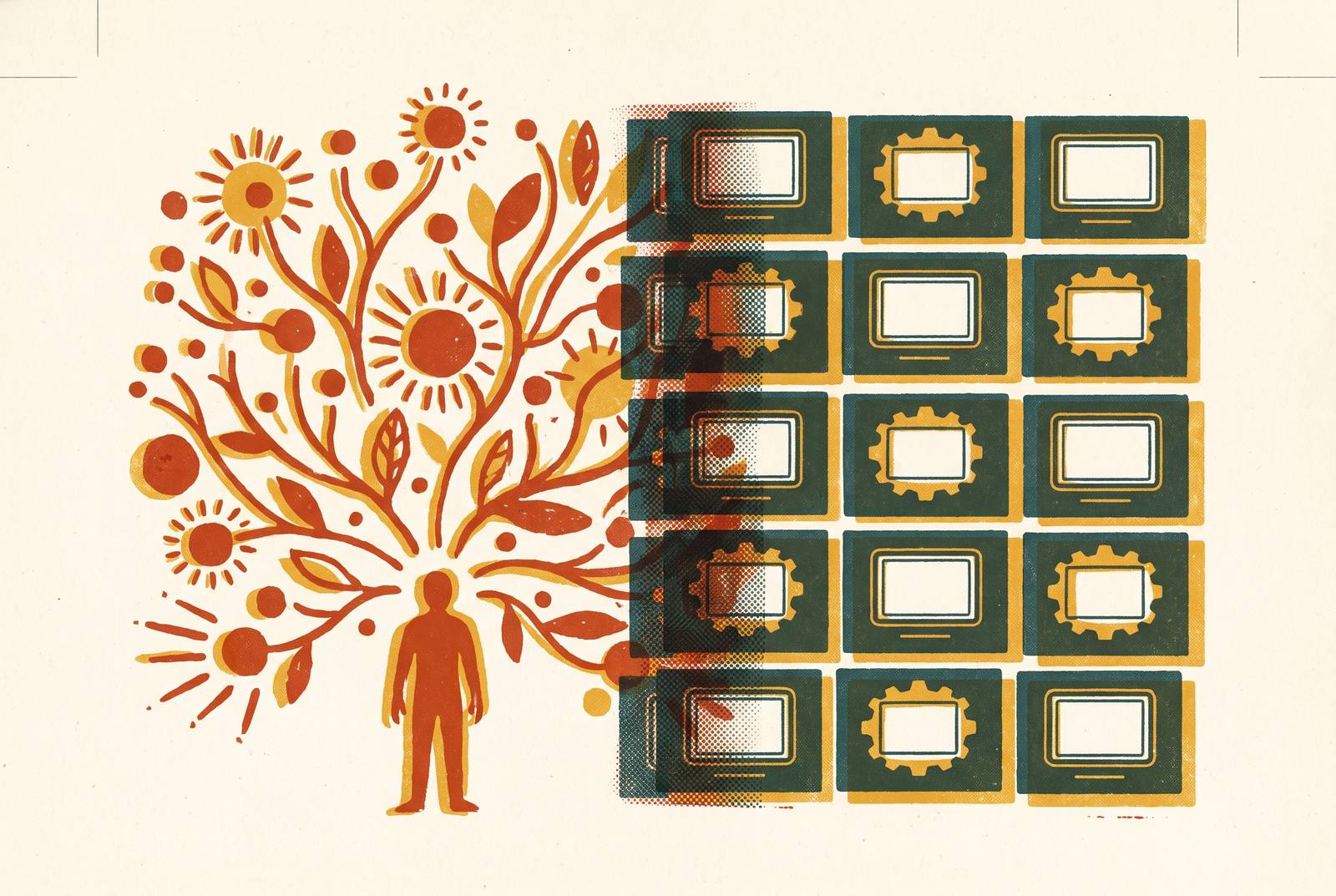 Cover illustration for “B2B Creator-Led Growth vs Traditional LinkedIn Ads”