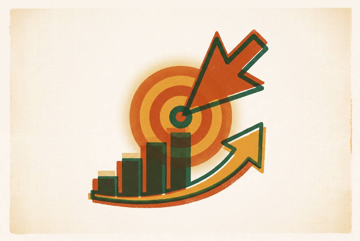 Cover illustration for “Click-Through Rate Benchmarks for LinkedIn Sponsored Creator Content”