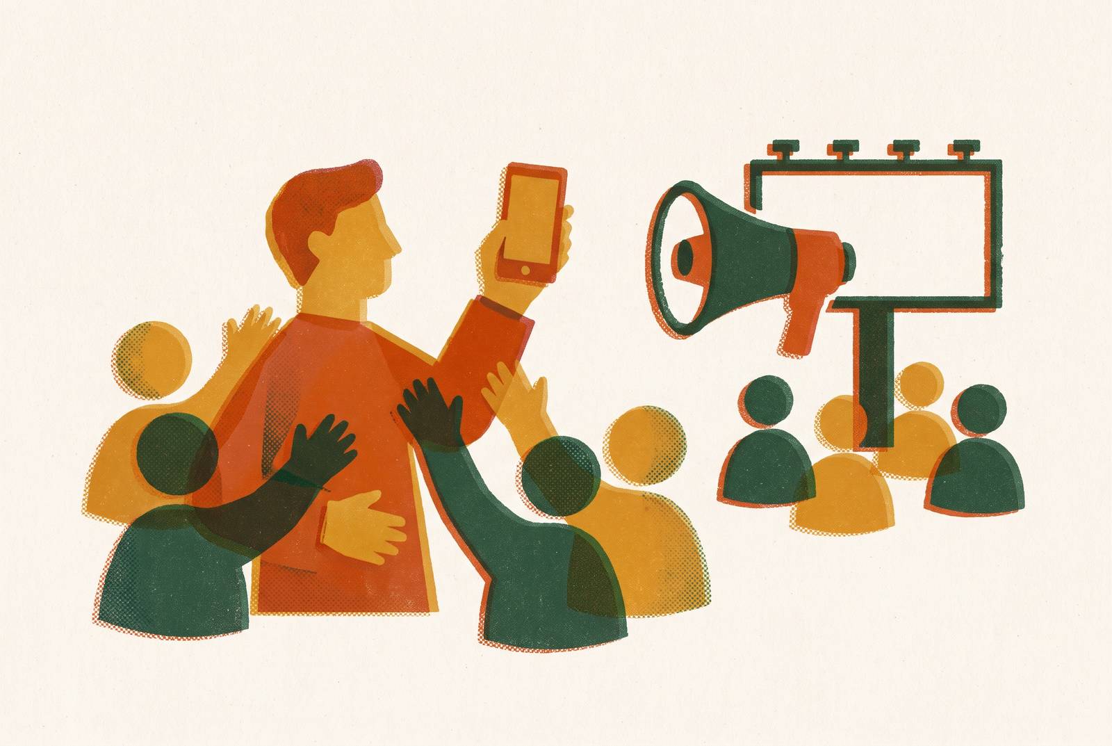 Cover illustration for “Why Buyers Act on Creator Posts But Ignore the Same Message From Your Brand”