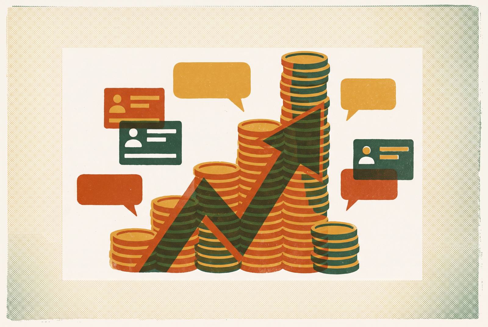 Cover illustration for “B2B LinkedIn Creator Sponsorship Pricing in 2024”