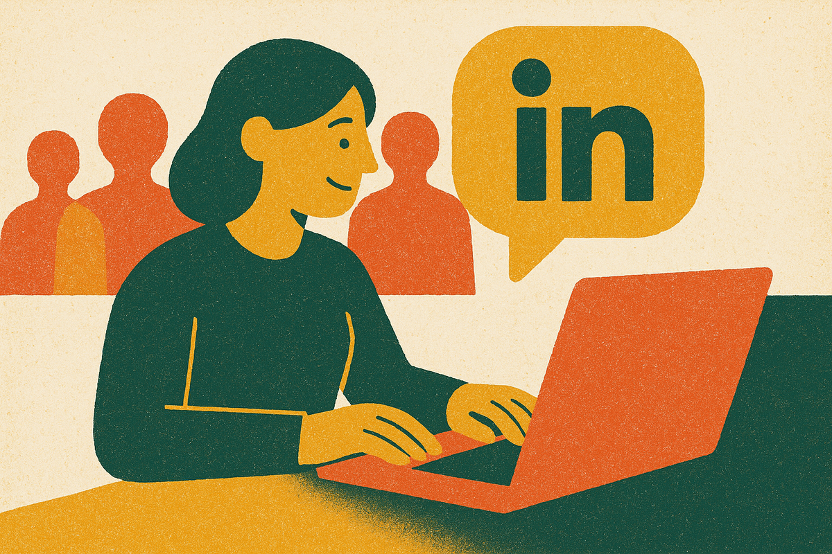 Cover illustration for “GTM Team Distribution Through LinkedIn Creators”