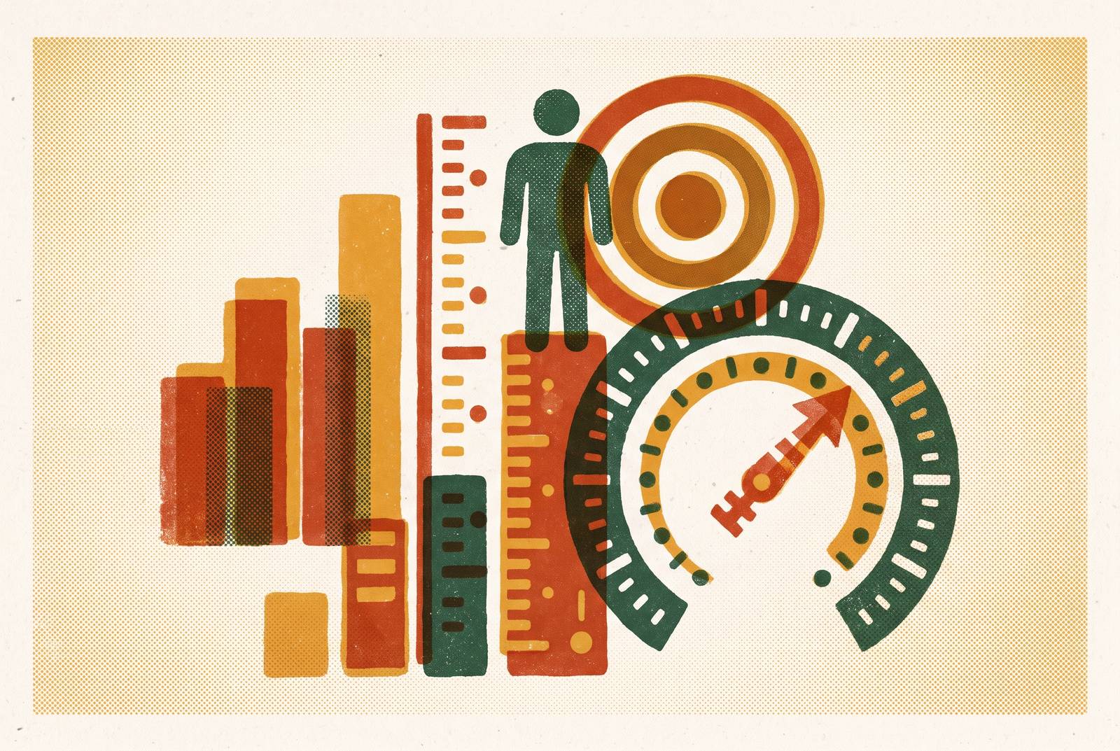 Cover illustration for “ABM Benchmark Metrics Creators Should Be Held To”
