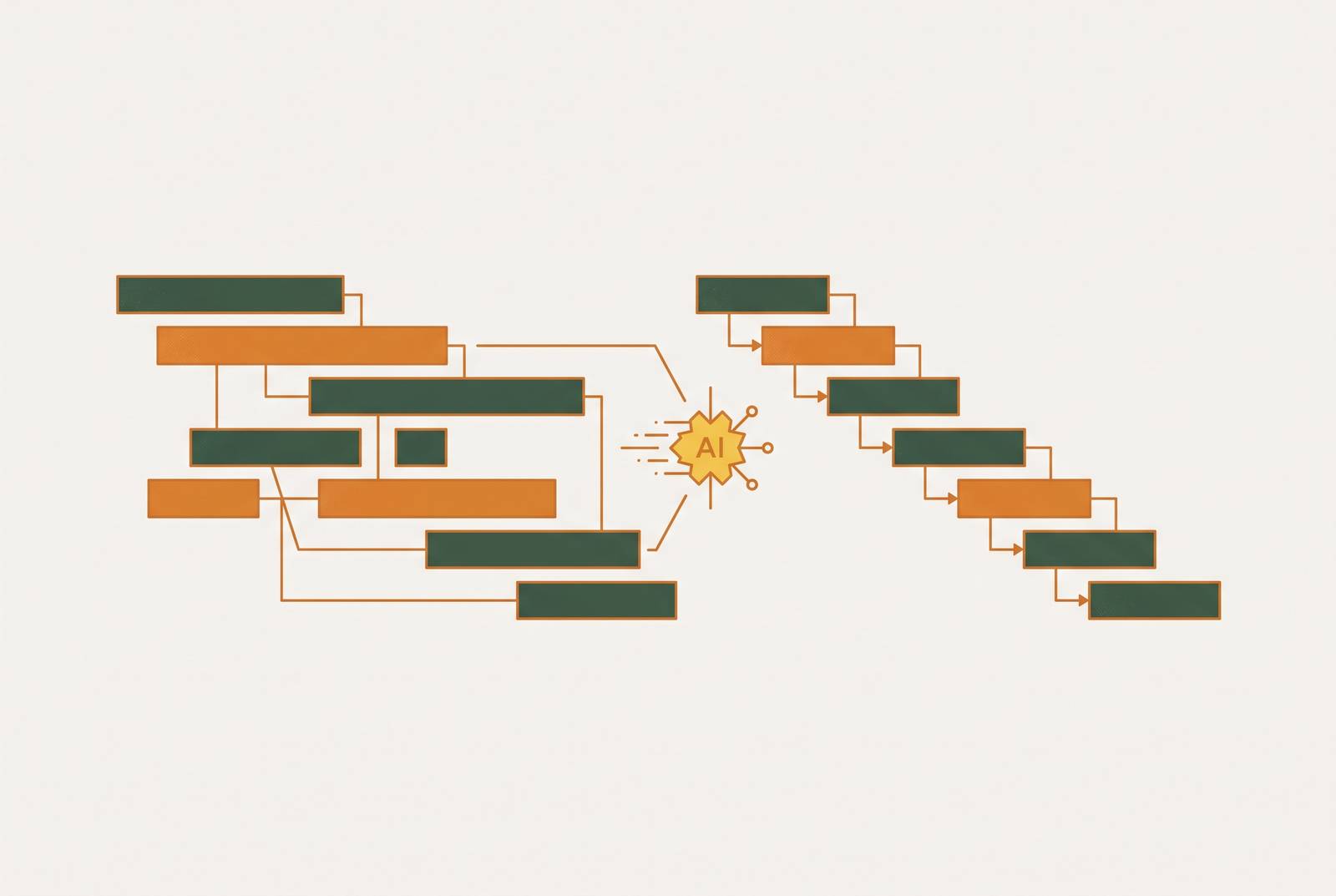 Cover illustration for “AI Scheduling Tools for Primavera P6 Environments”