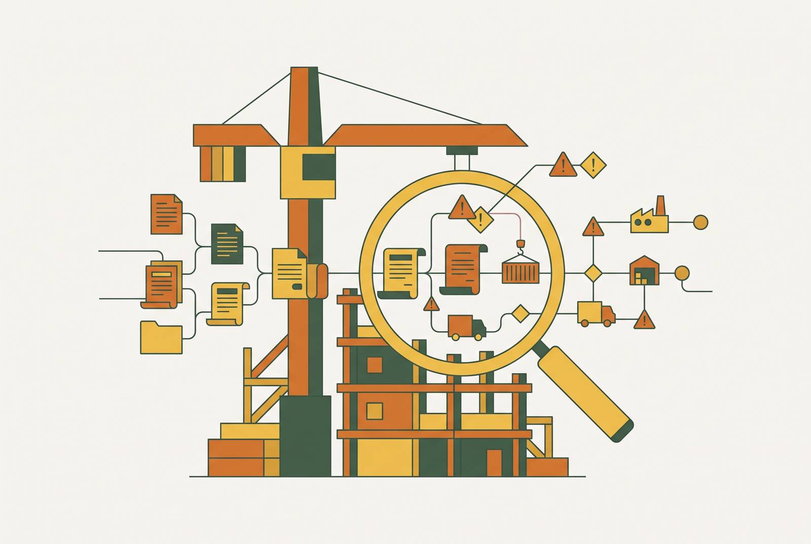 Cover illustration for “Procurement Risk Detection With AI in Major Capital Projects”