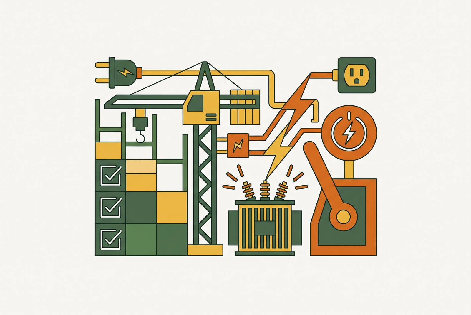 Cover illustration for “Energization Readiness Tracking Tools for Large Construction Projects”
