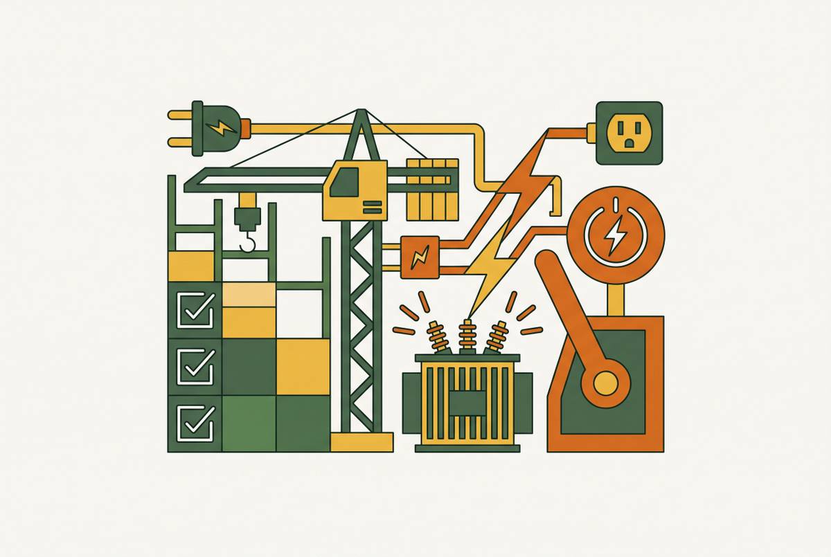 Cover illustration for “Energization Readiness Tracking Tools for Large Construction Projects”
