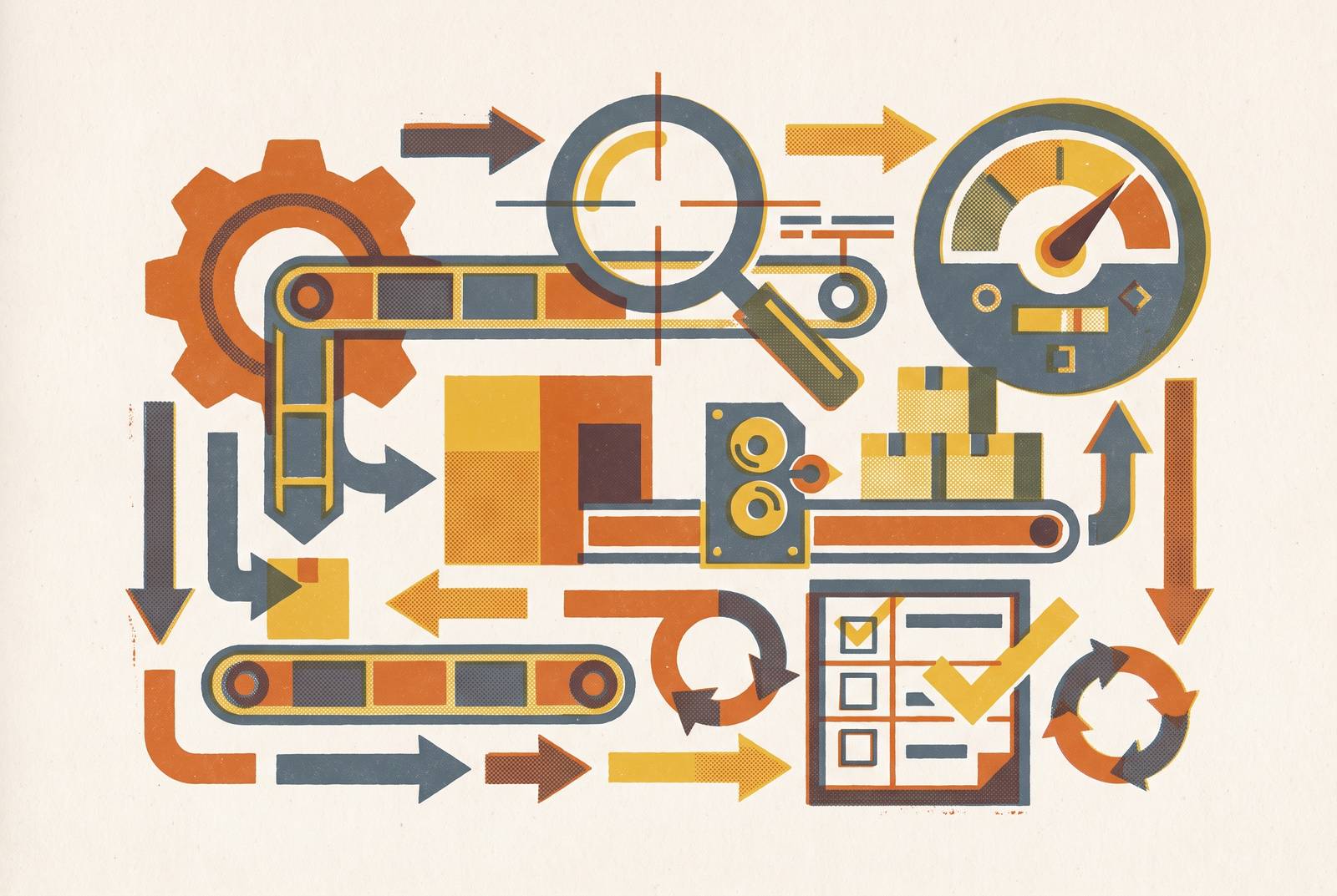 Cover illustration for “Process Audit Methods for Operations Leaders”