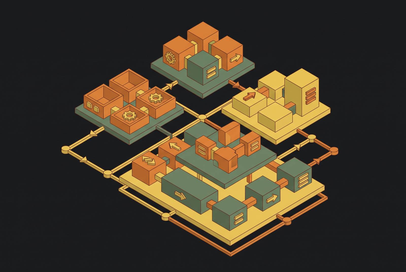 Cover illustration for “Department-Level AI Transformation Case Patterns”