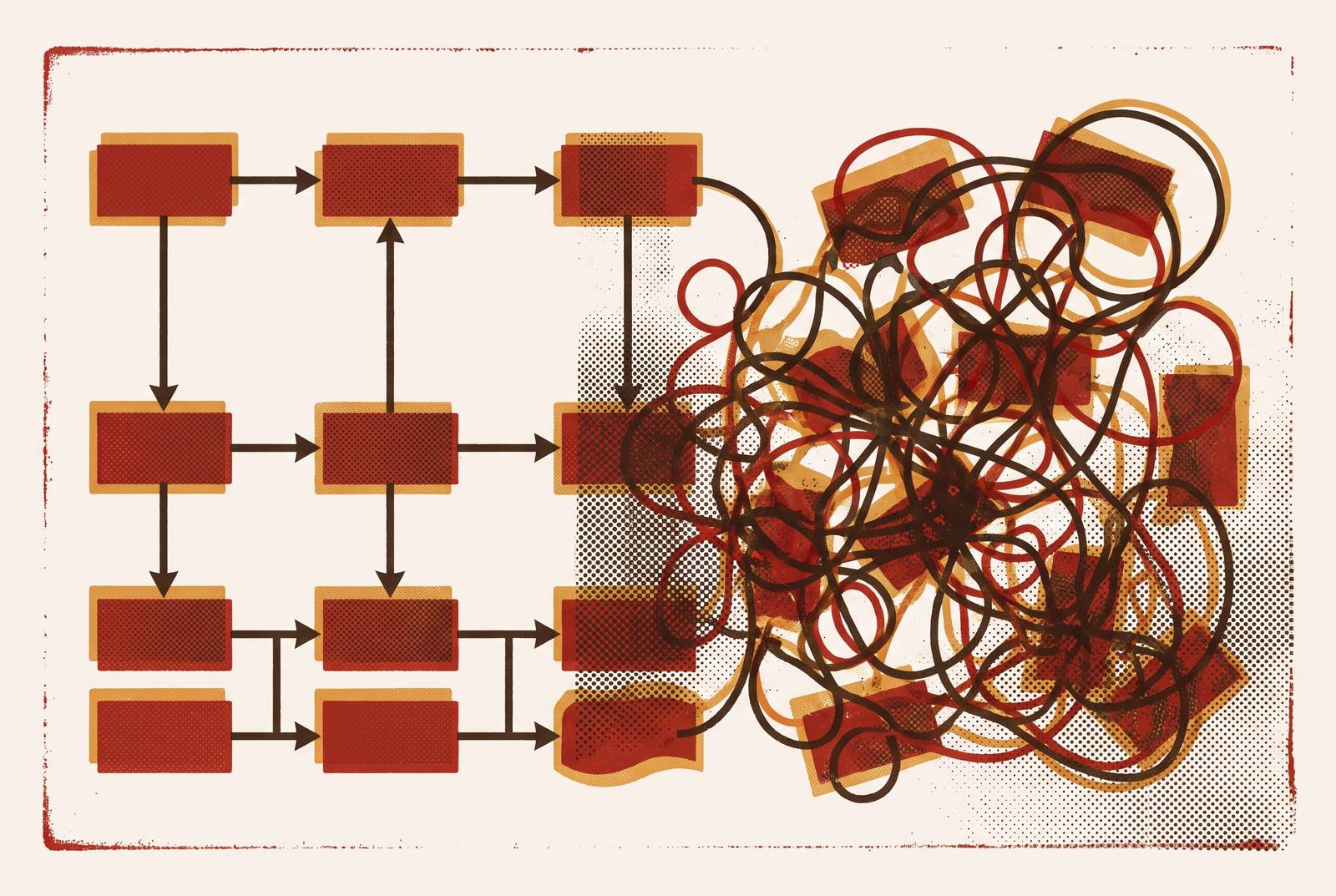 Cover illustration for “Why Workflow Documentation Is Not the Same as Workflow Reality”