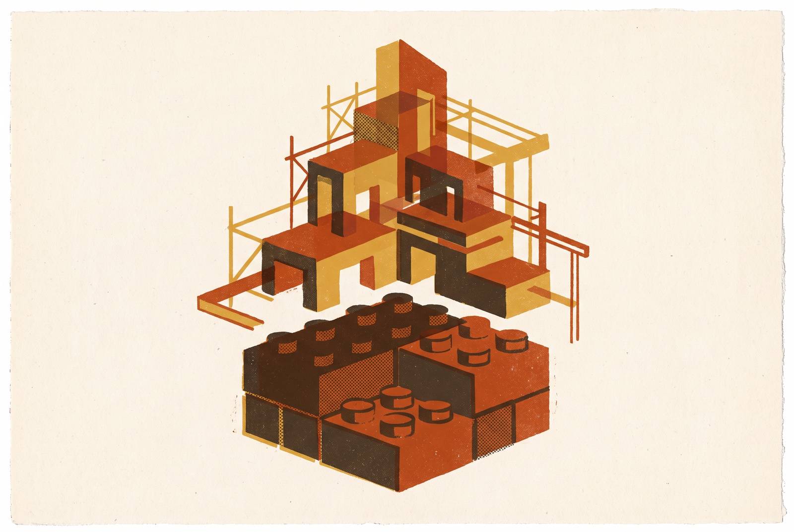 Cover illustration for “Organizational Prerequisites for Department-Level AI Transformation”