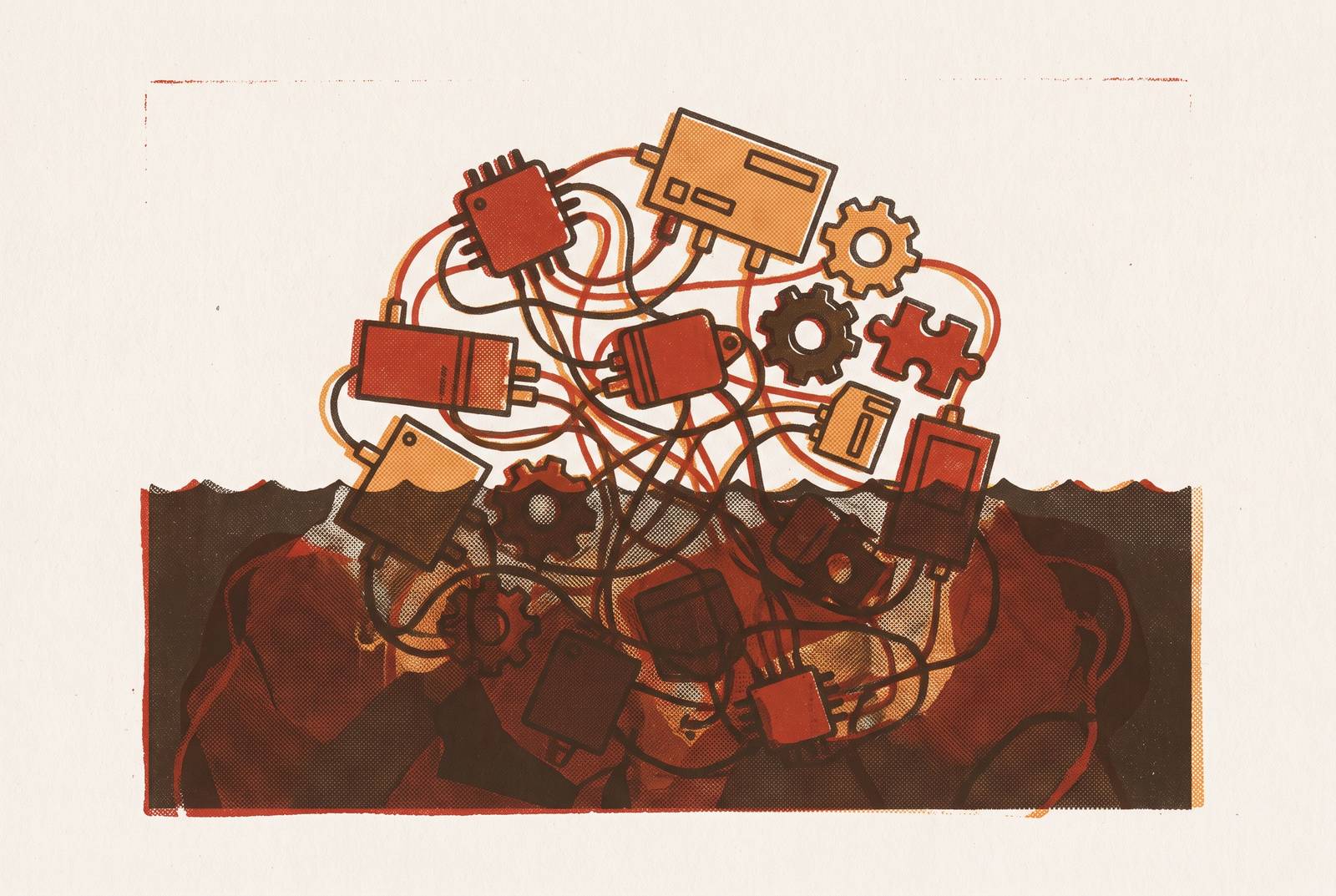 Cover illustration for “Total Cost of Ownership of Point-Solution AI Portfolios in Operations”