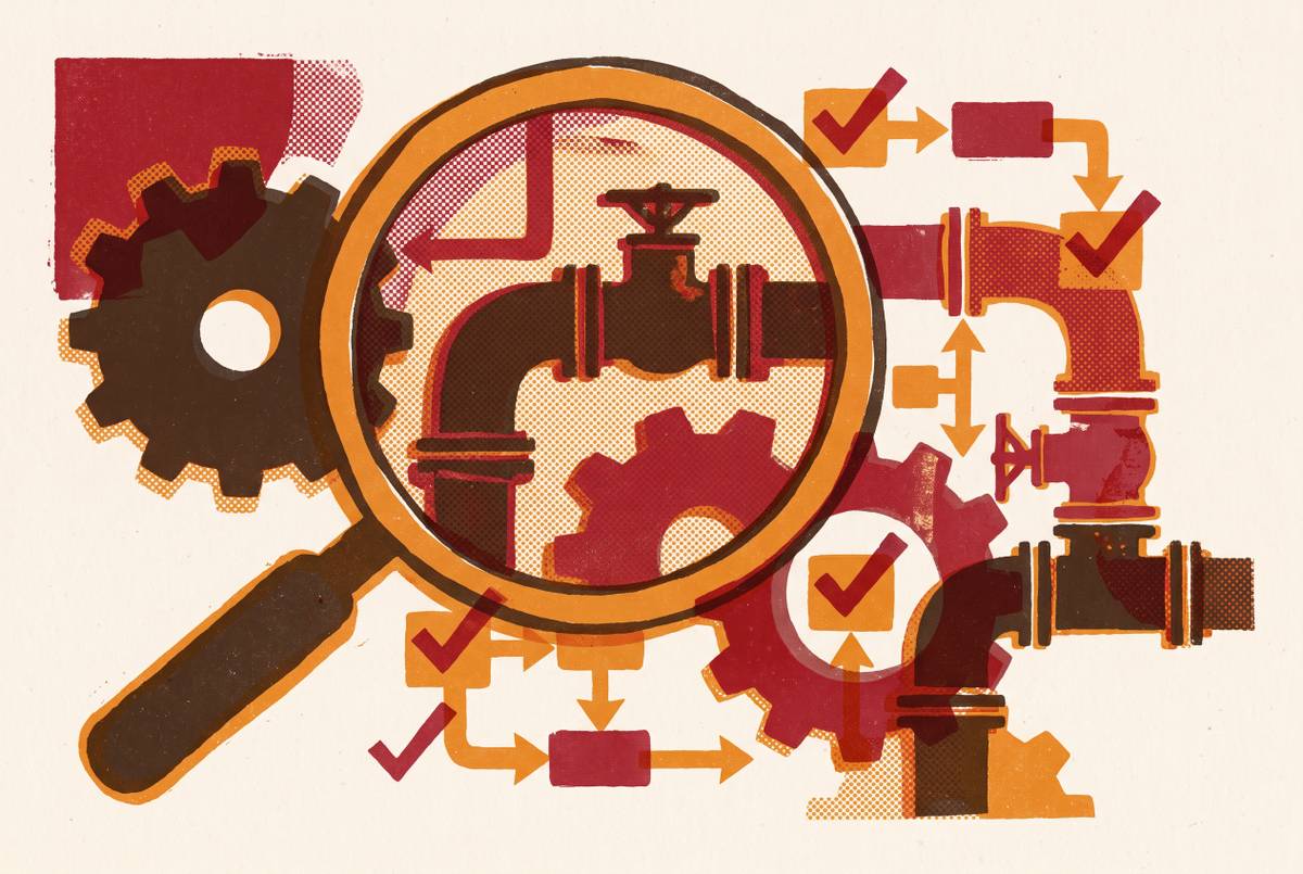 Cover illustration for “Process Auditing Before AI Deployment in Industrial Operations”