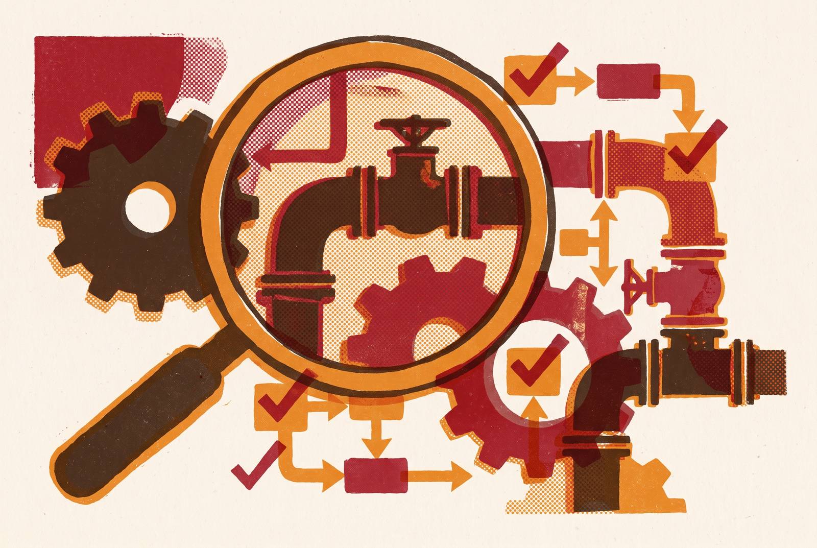 Cover illustration for “Process Auditing Before AI Deployment in Industrial Operations”